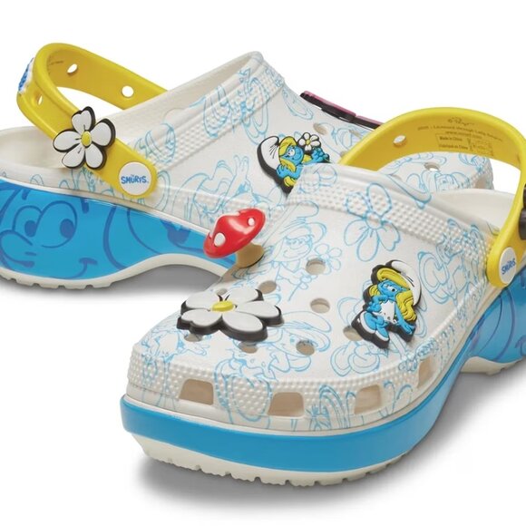 CROCS Smurfs Platform Clog